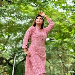 Long Kurti With Plazu